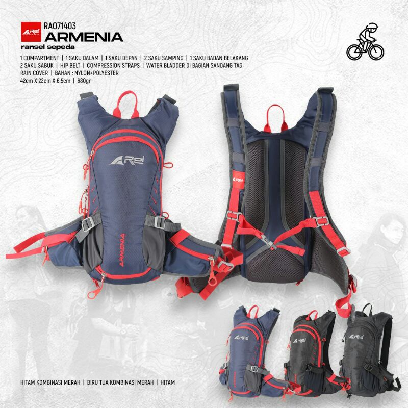 tas ransel sepeda rei seri ARMENIA