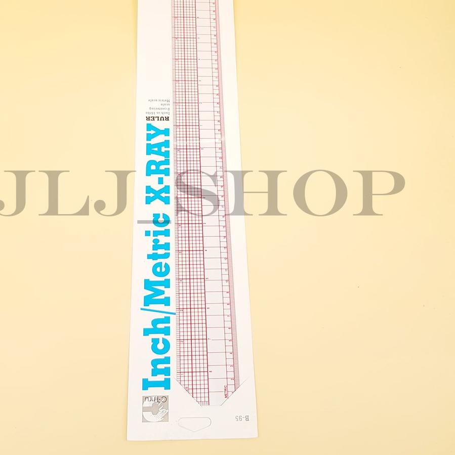 

Hot Sale - Penggaris pola/skala plastik-inch /metric x-ray 45cm/18 B95