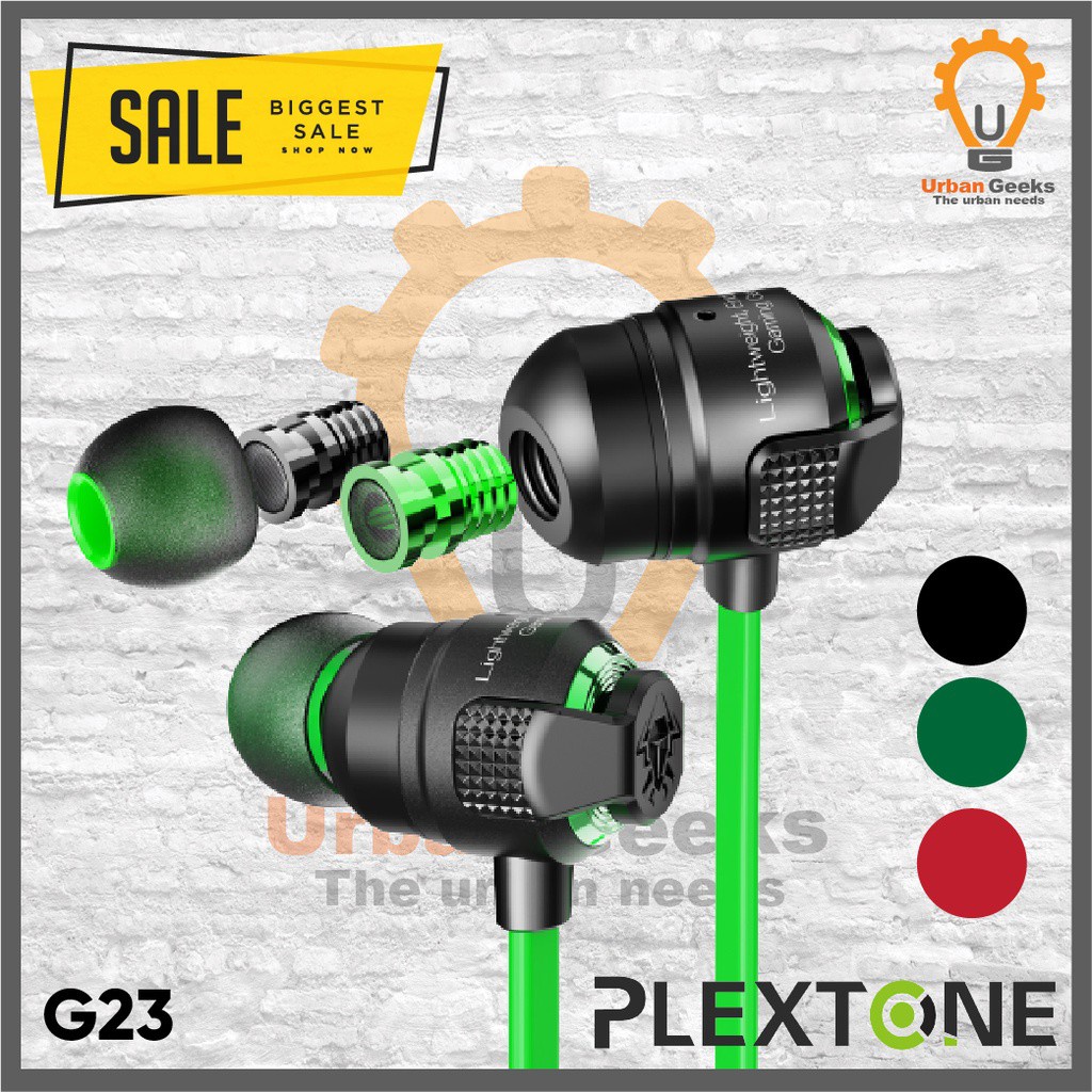 Headset Gaming In-Ear Gaming Plextone G23 Earphones