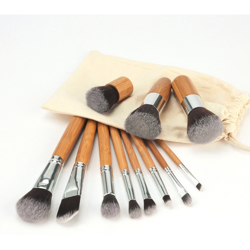 Kuas Make Up Cosmetic Make Up Brush 11 Set with Pouch