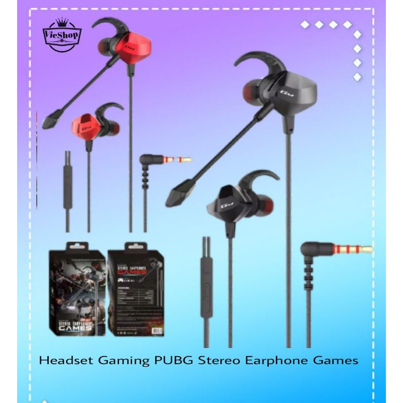 Headset Gaming Mobile Legend Stereo Earphone Games