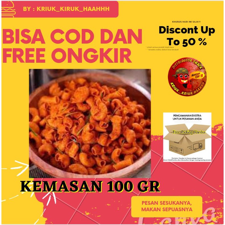 Makroni pedas daun jeruk 100 gr