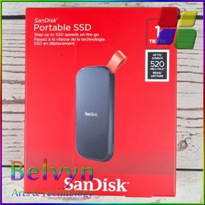 SanDisk Portable SSD 1TB USB type C External Eksternal HDD Hardisk