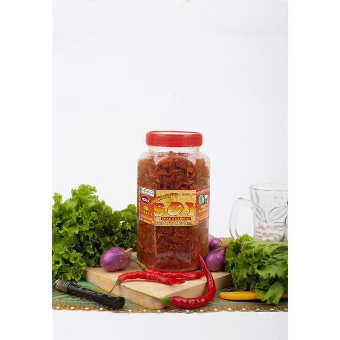 

Bawang Soy - Goreng Pedas Large Gurih Renyah Nikmat Sehat