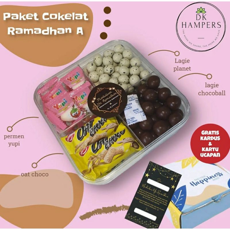 Paket coklat lebaran / hampers cokelat premium / parcel lebaran / parcel coklat planet coklat arab