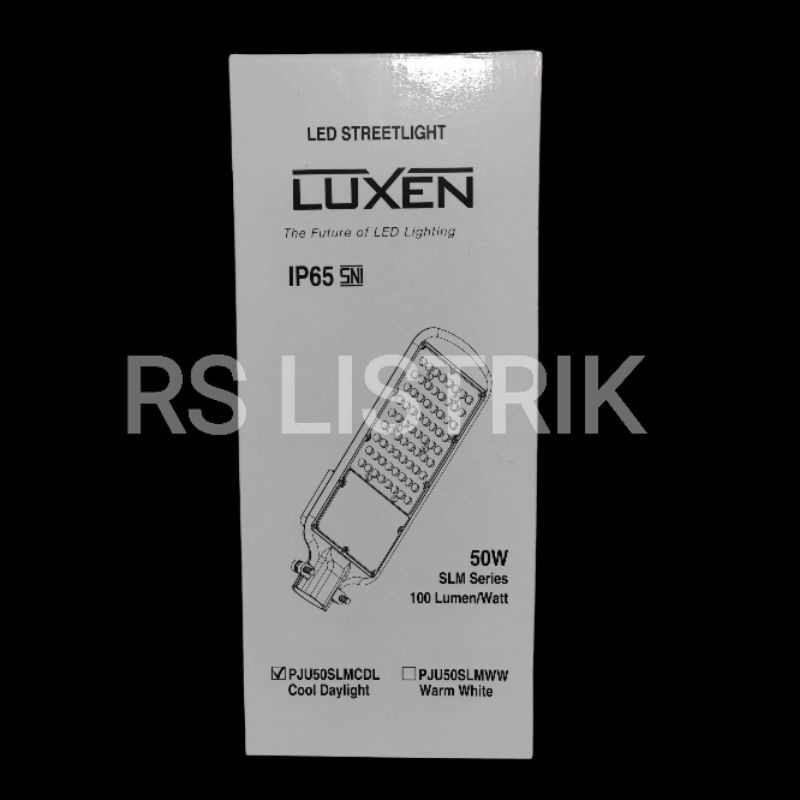 LUXEN LAMPU PJU 50W 50 WATT CAHAYA PUTIH 6500K STREET LIGHT SNI