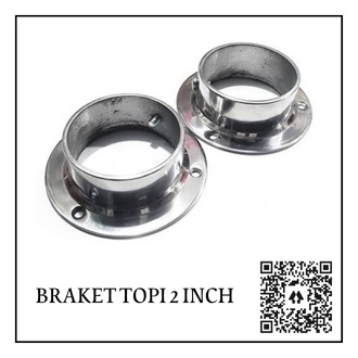 BRAKET TOPI PIPA 2 INCH TIPIS
