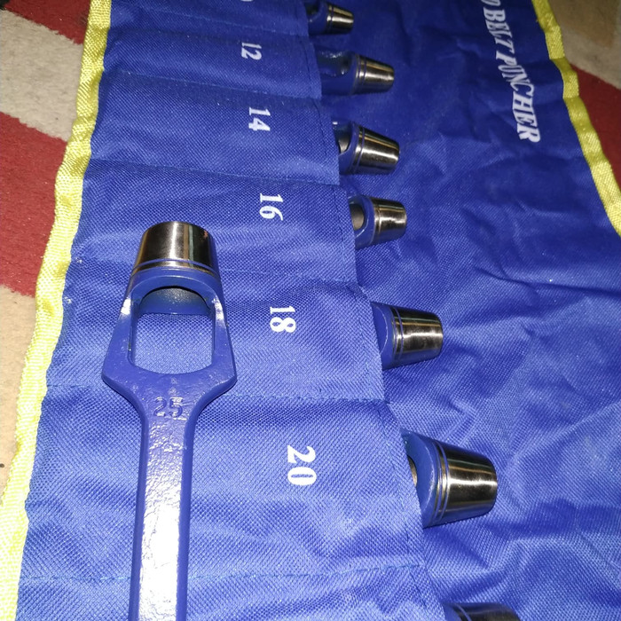 

Alat Pembolong Plat Plong Set - Hollow Punch Set 14 Pcs