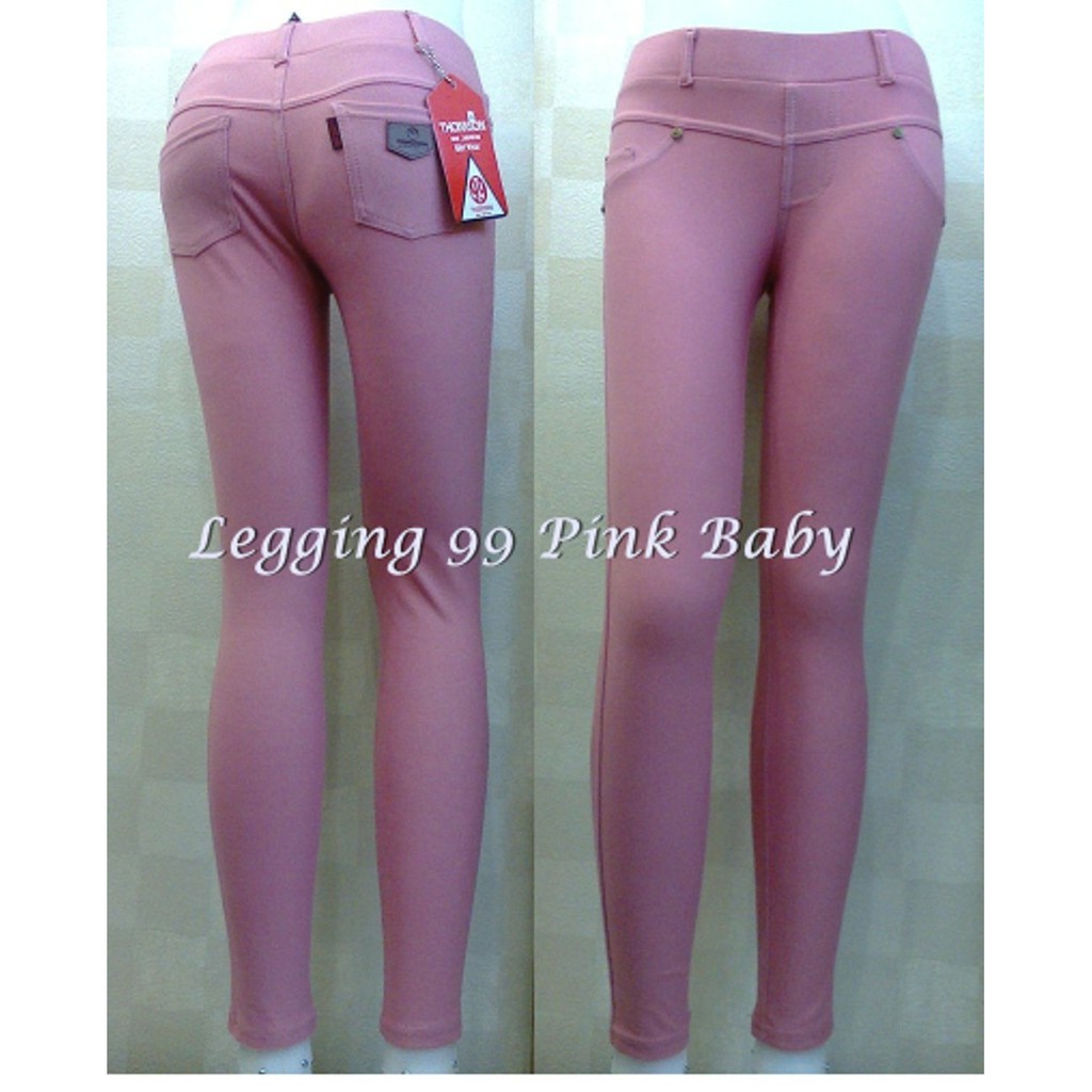 celana legging 99 bahan jeans denim Size M-XL