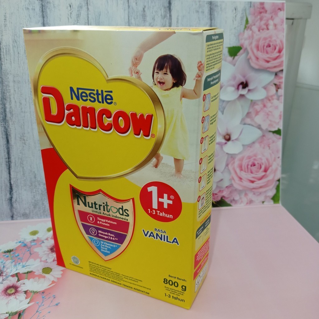 Dancow 1+ Susu Pertumbuhan 1-3 Tahun Rasa Vanila/Madu/ Coklat 750gr