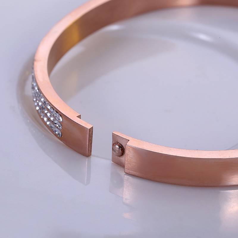 [NEW] Gelang bangle titanium korea import cewek anti karat cocok hadiah GK009