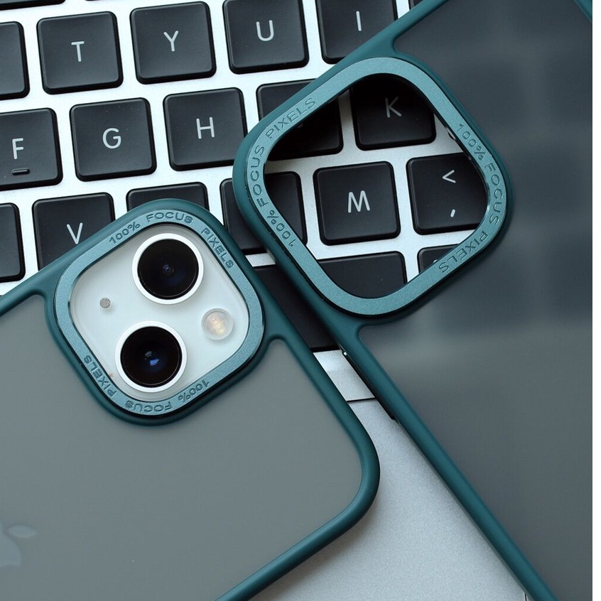 For iPhone High Quality Matte Aluminum Lens + Aluminum Button 11 Pro Max 12 Pro Max 13 Pro Max Case