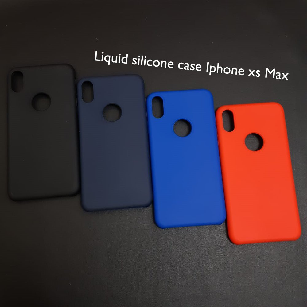 Magnetic iphone xs max liquid silicone case