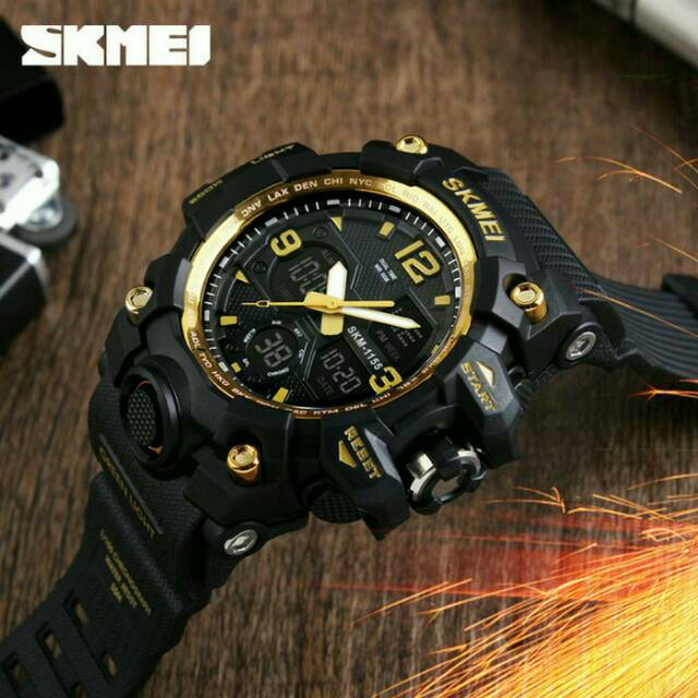 original jam tangan pria SKIMEI G SHOCK water resist