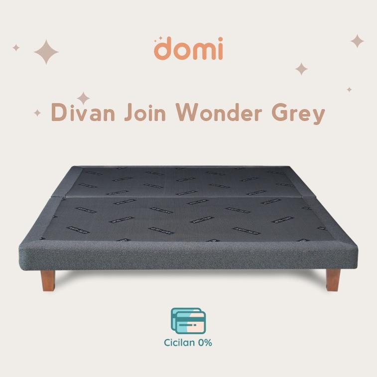 Domi Dipan Join Wonder Grey / Tempat Tidur / Divan Kasur Springbed / Modern Minimalis ::..