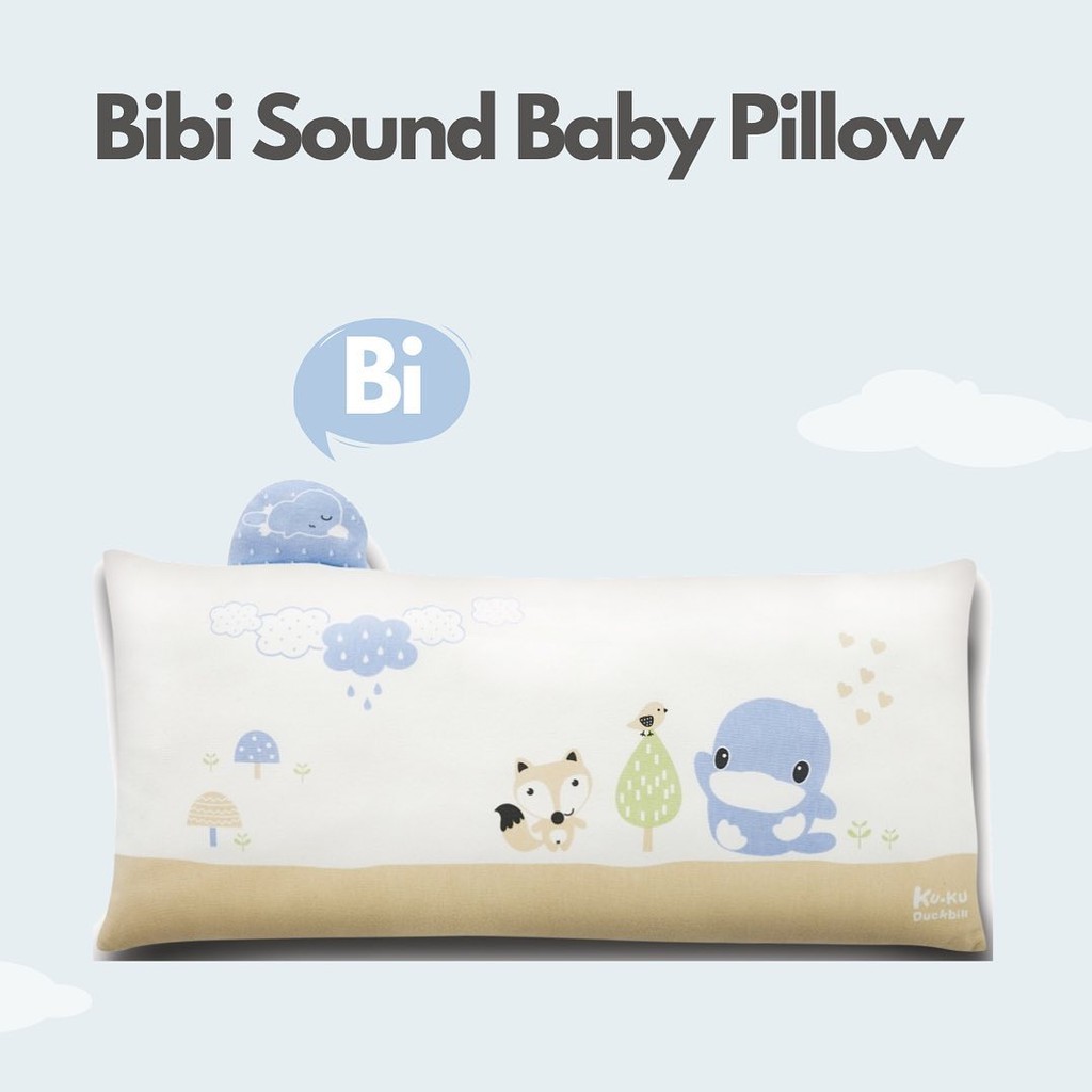 Ku.Ku Duckbill Bibi Sound Baby Pillow KU2089