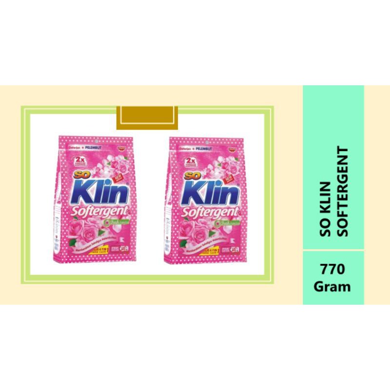 So Klin Softergent 770gr