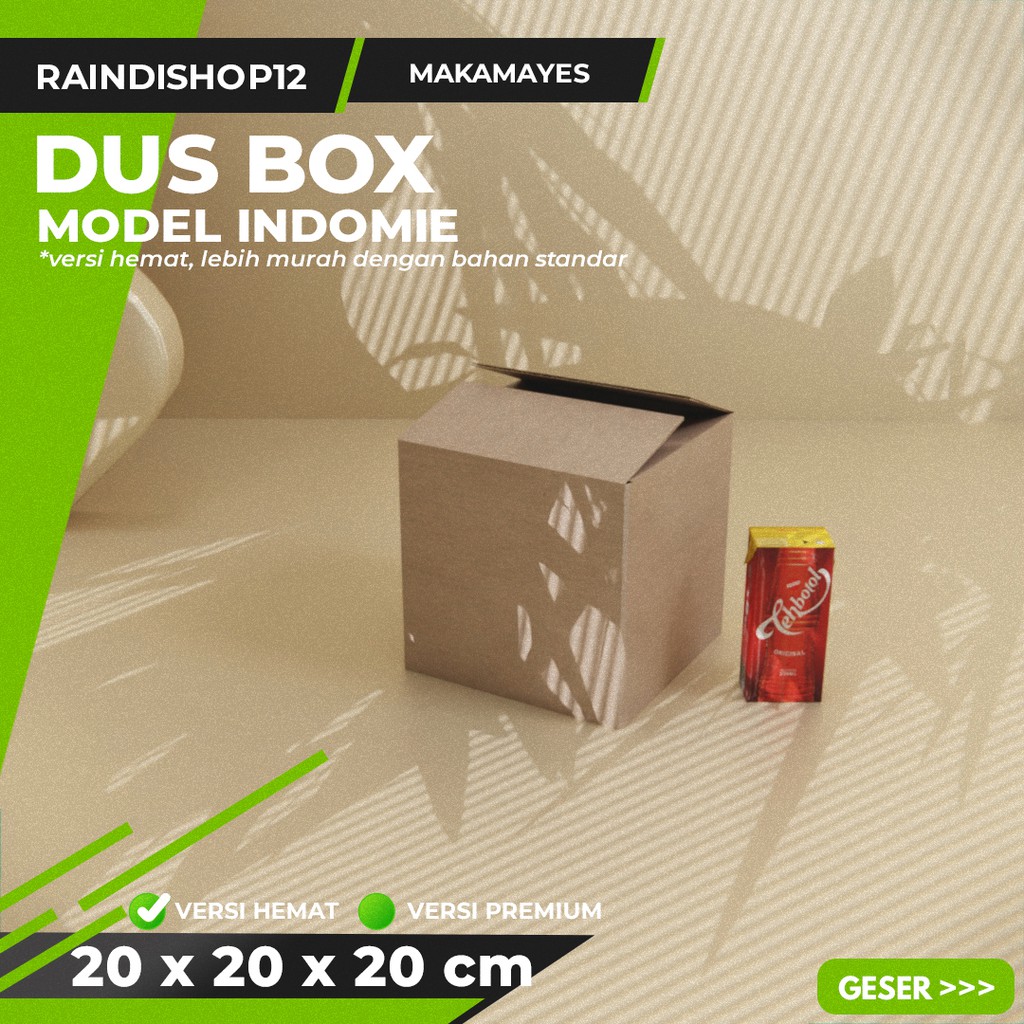 

BOX 20 X 20 X 20 CM KARDUS KOTAK KEMASAN PACKAGING KADO POLOS