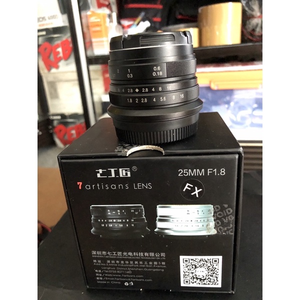 lensa fix fujifilm 7artisan 25mm f 1.8 manual bukan AF