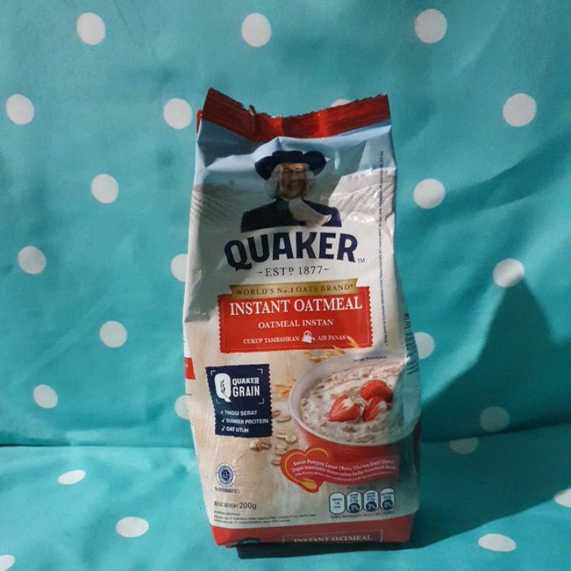 

Quaker instant oatmeal 200 gr