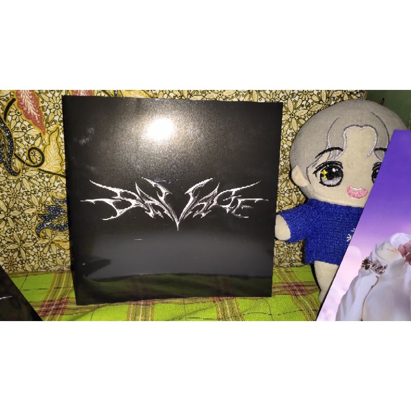 (BACA DESC ) 1st mini Album Aespa Savage Unsealed Only Synk Dive Vers no Photocard Fullset Tag Seale