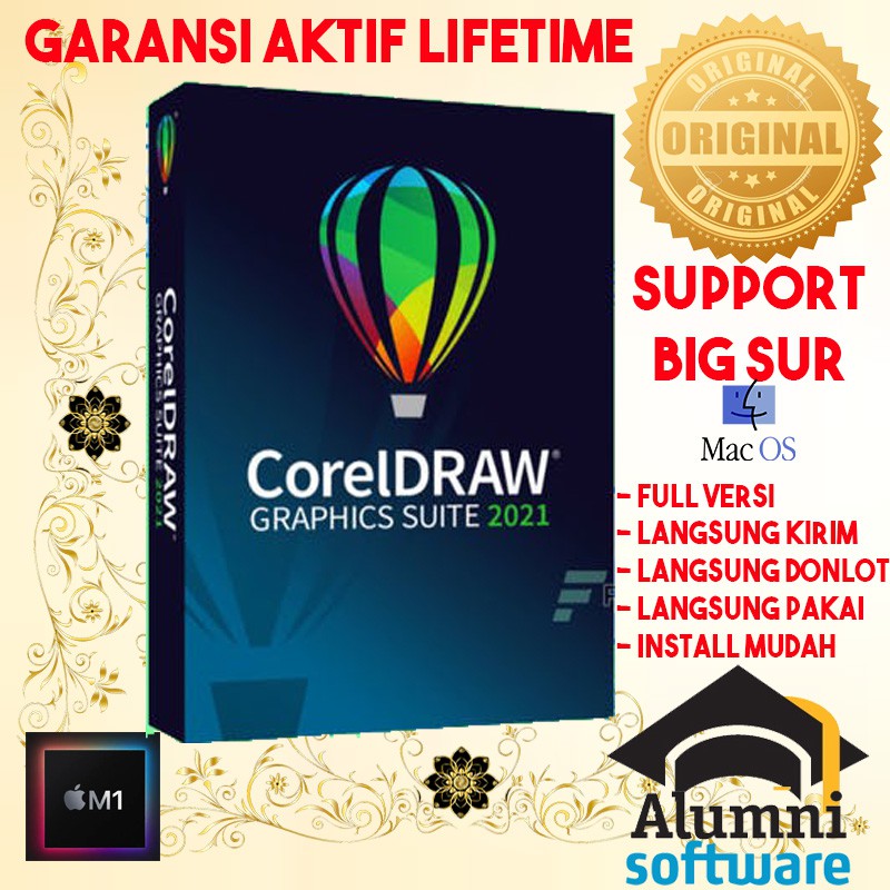 [FULL VERSION] CorelDRAW 2021 LIFETIME Mac BIG SUR - GARANSI AKTIVASI