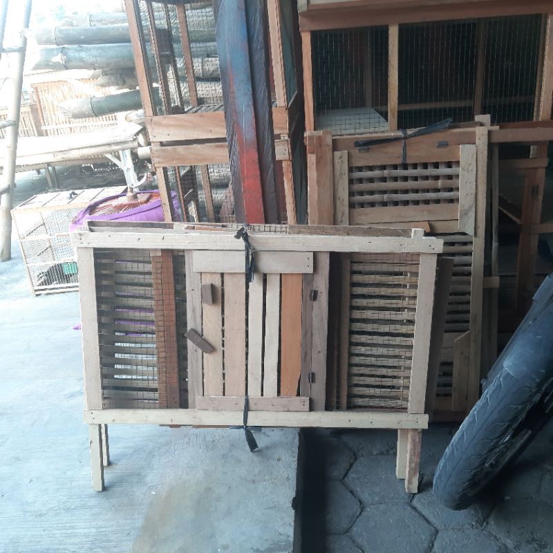 Kandang Kawat Ayam / Kelinci 81cm × 47cm × 65cm-PINTU 1