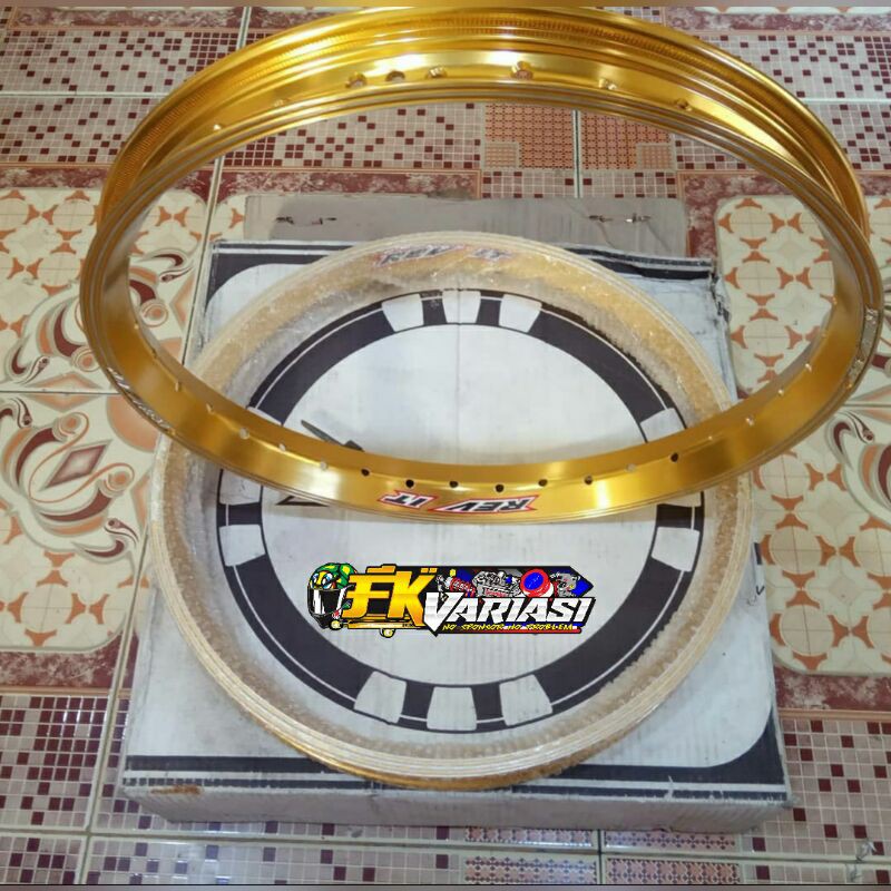 velg rev it velg yoshimura 1.40 asli gold ukuran 160  160 ring 17 thailook babylook