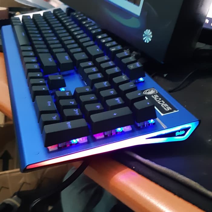 Sades Sickle RGB Mechanical Keyboard Gaming Red And Blue Switch