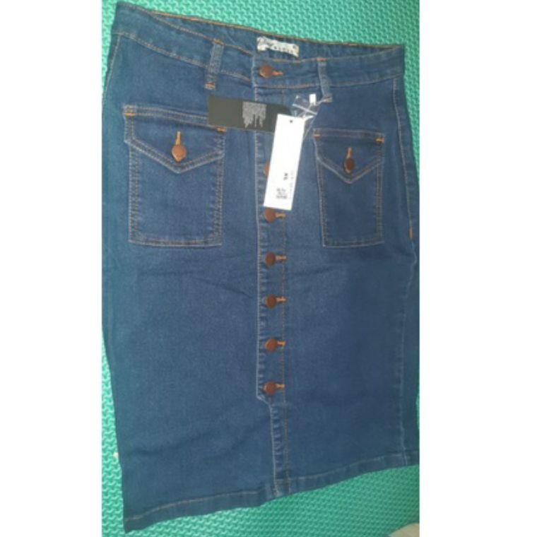 ➫s7 Harga Murah✤➫ Rok pendek Levis jeans STRETCH kancing 8 // rok jeans kancing depan import rok // 
