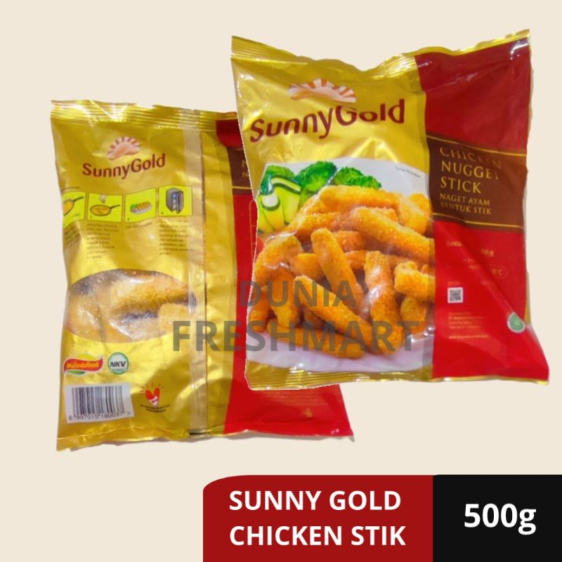 

SUNNY GOLD CHICKEN STICK 500GRAM NUGGET STIK NAGET STIK AYAM