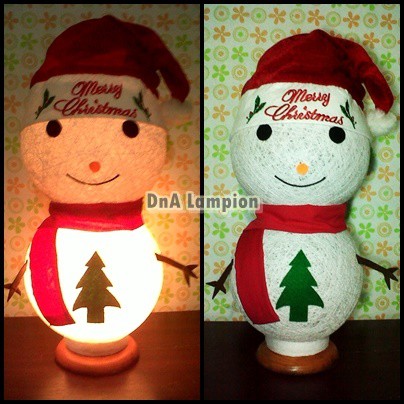 

Lampion Benang Untuk Kado Karakter Snowman Natal Kode:2A