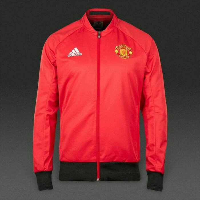 PROMO Jaket Bola Grade Ori Manchester United Prematch Red 2015/2016 PALING MURAH