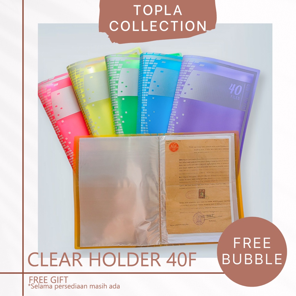 

[Grosir] TOPLA Clear Holder 40F