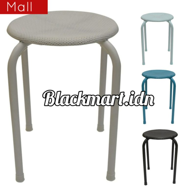 Informa Bangku Besi Metal - Outdoor Indoor Cafe Restoran Kantor Kelas taman Sekolah Kursi stool bar