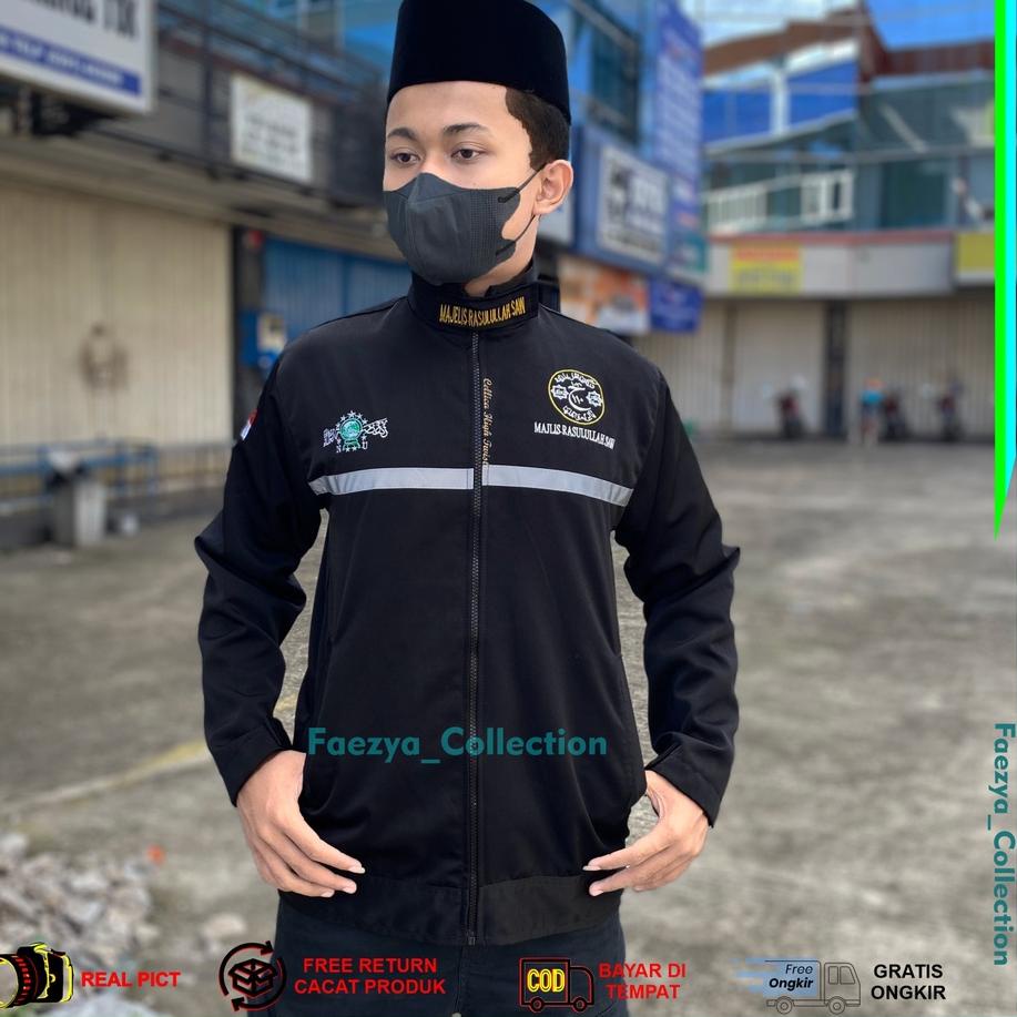 Big promo Jaket MR Majelis Rasulullah SAW DARKAH Nahdlatul Ulama NU Bahan Halus dan Adem [KODE50]