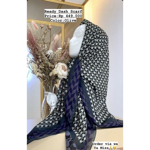VZ Dash Scarf Vivi Zubedi x Dssaaksss New Original with Box✨