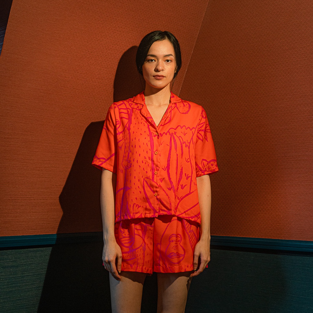 Damman Goods Jangala Pyjamas Set Orange