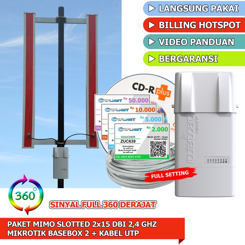 paket usaha wifi sistem voucher rt rw net sinyal 360 derajat