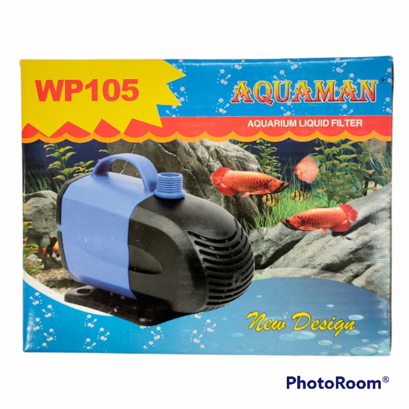 WATER PUMP AQUAMAN 105 WP-105 POMPA CELUP FILTER AQUARIUM KOLAM HIDROPONIK POWER HEAD SUBMERSIBLE PUMP