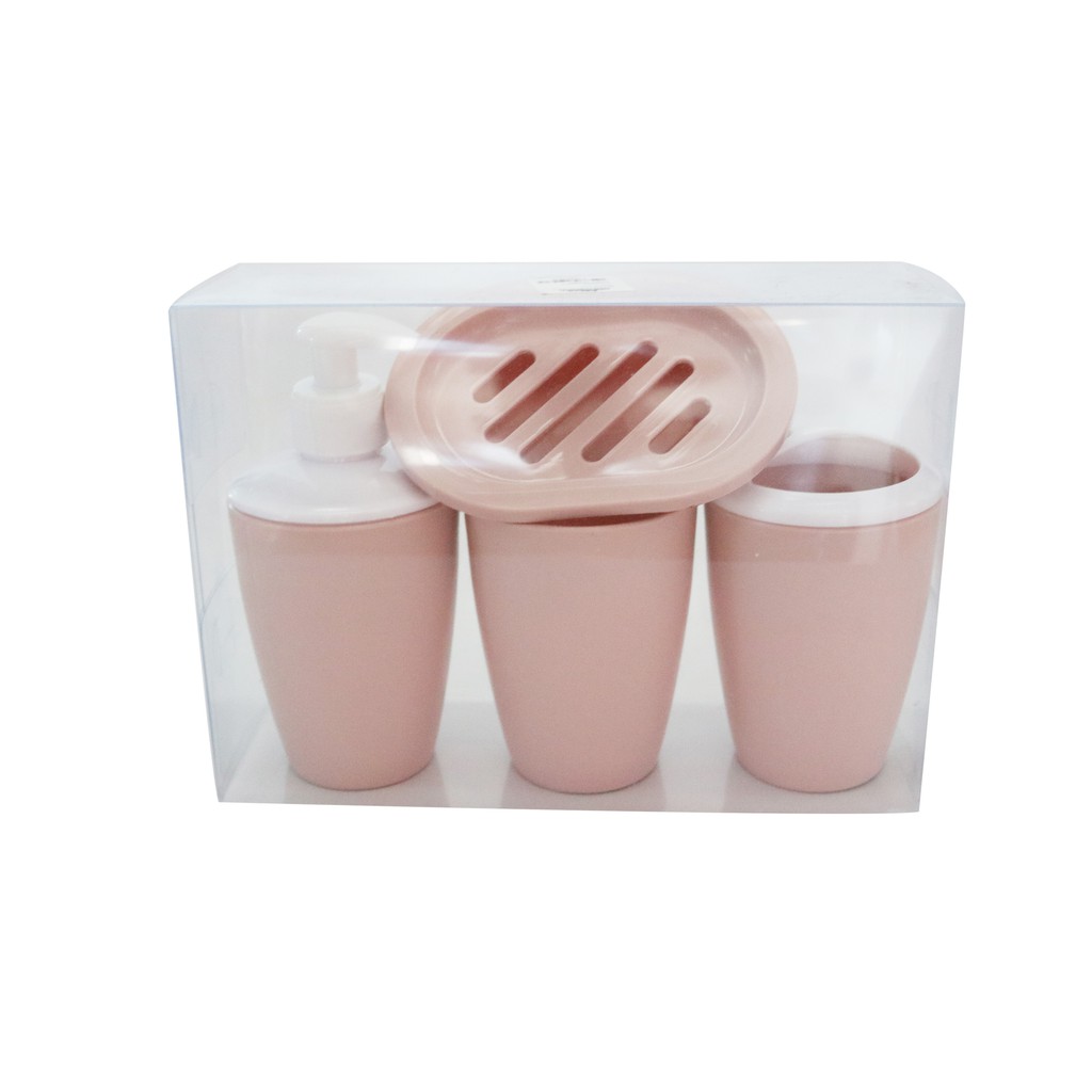 

JYSK Set Alat Mandi Nyttige Bathroom Set 4pcs per set