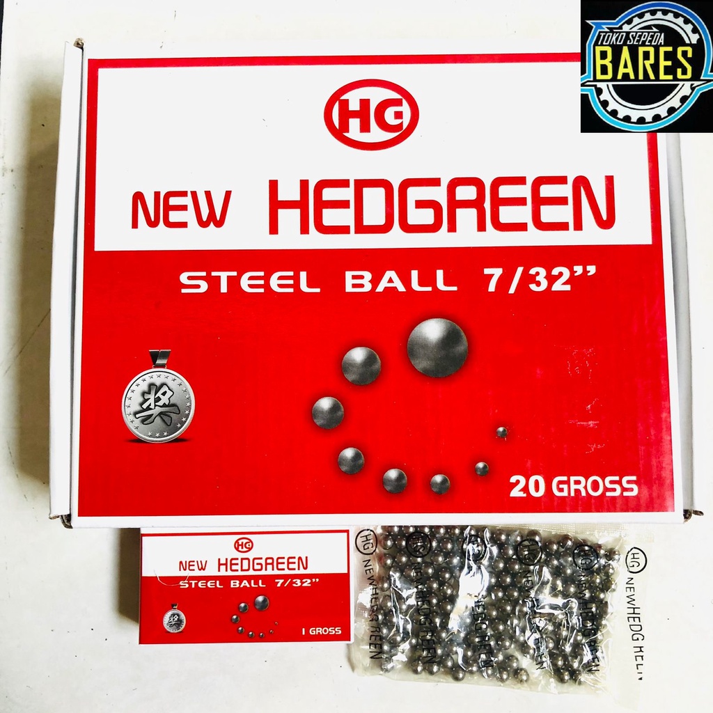 Pelor As Tengah / Kom Porok / Comfork Sepeda New Hedgreen 5/32 inch / 7/32 inch Gotri / Steel Ball