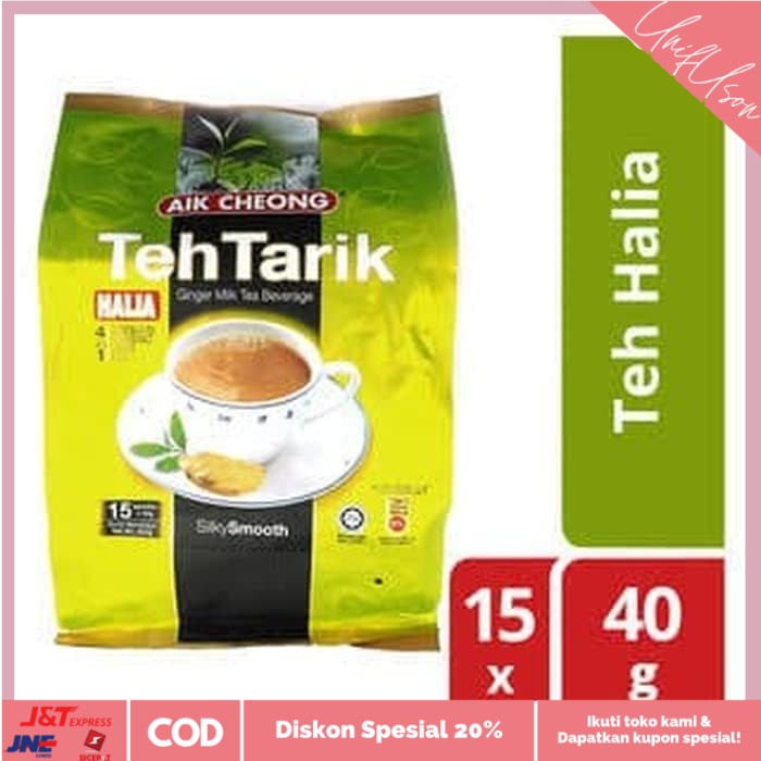 

⭐COD⭐ AIK CHEONG TEH TARIK 4 IN 1 HALIA GINGER 15 X 40G