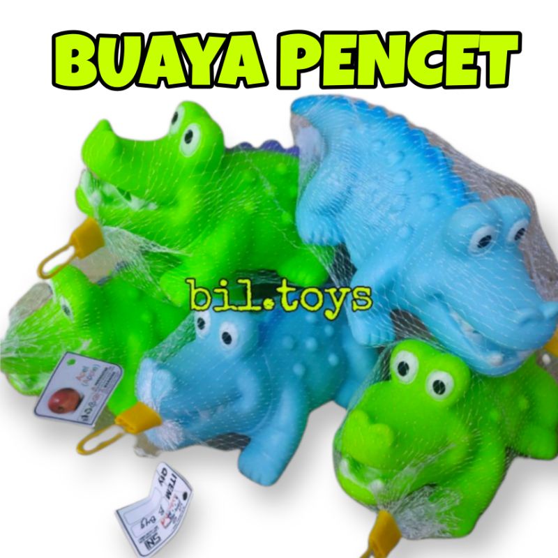 BUAYA PENCET BUNYI CIT CIT VNIL MAINAN BAYI ANAK