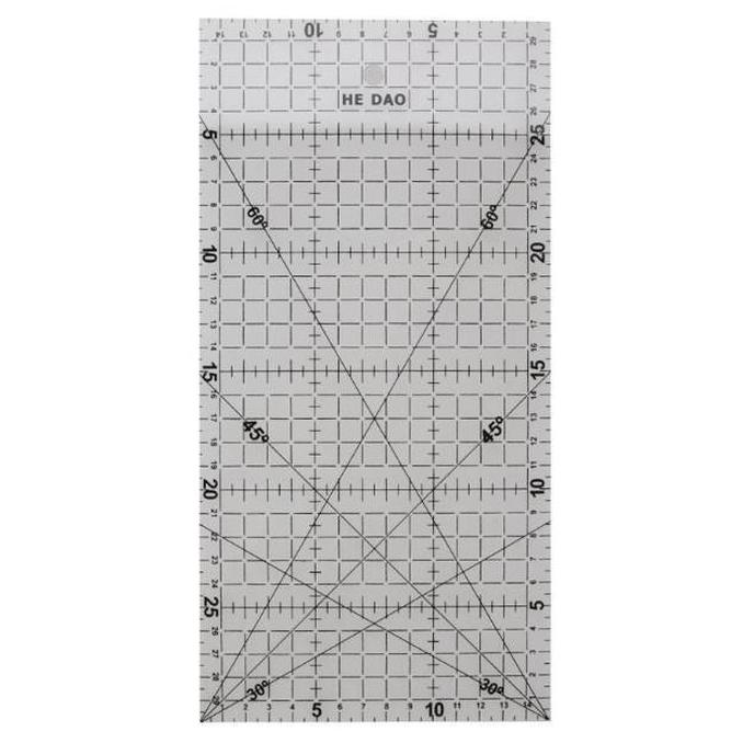 

Silahkan Order] Penggaris Patchwork Ruler Quilting Tools High Grade Acrylic Material