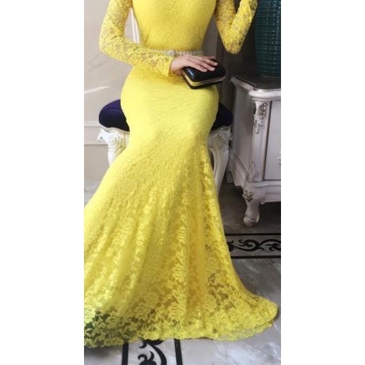 DIJUAL Gaun 9723A / gaun panjang / gaun pesta / baju muslim / baju nikah New.,,,**