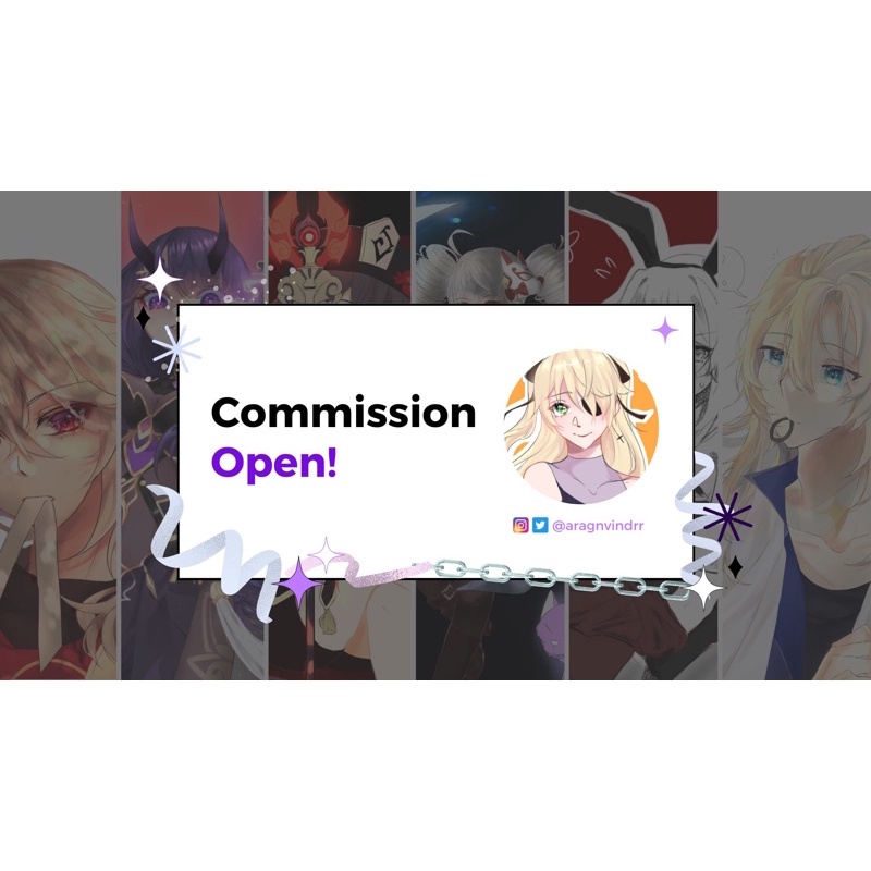Art Commission ( Jasa Gambar Anime )