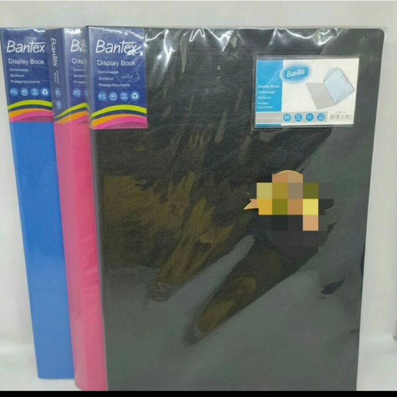 

Display box.bantex 3185.size.folio.40lbr.pocket