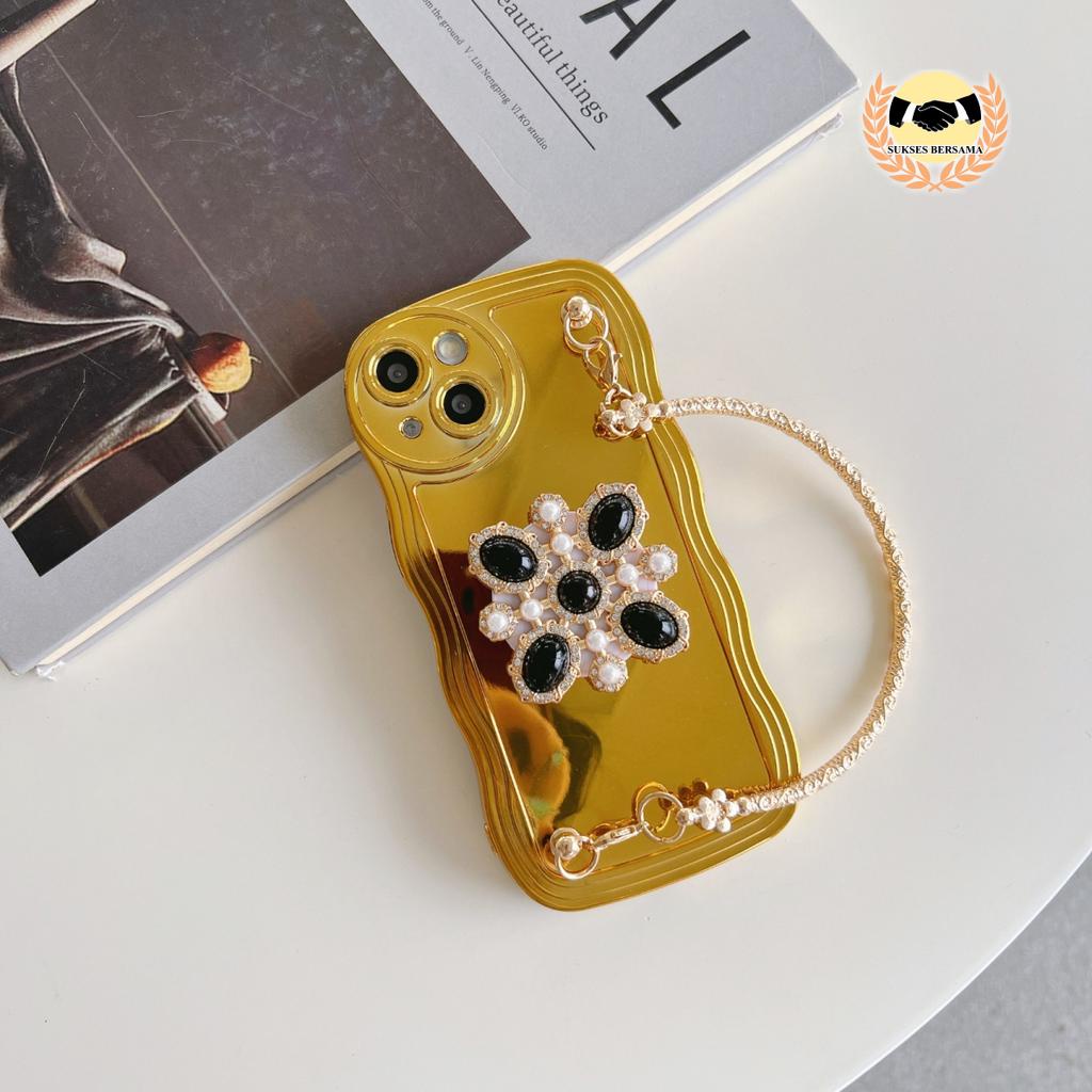 CASE WAVE MODEL TAS JINJING POPSOCKET 3D STAND GOLD FOR SAMSUNG A20S BSB7975