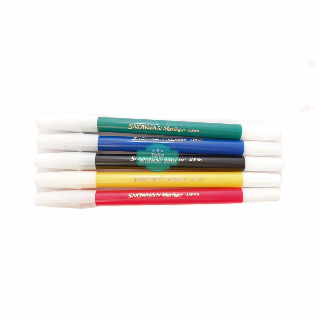 

Spidol Snowman Kecil Warna Warni Coloring Markers - 1 Buah